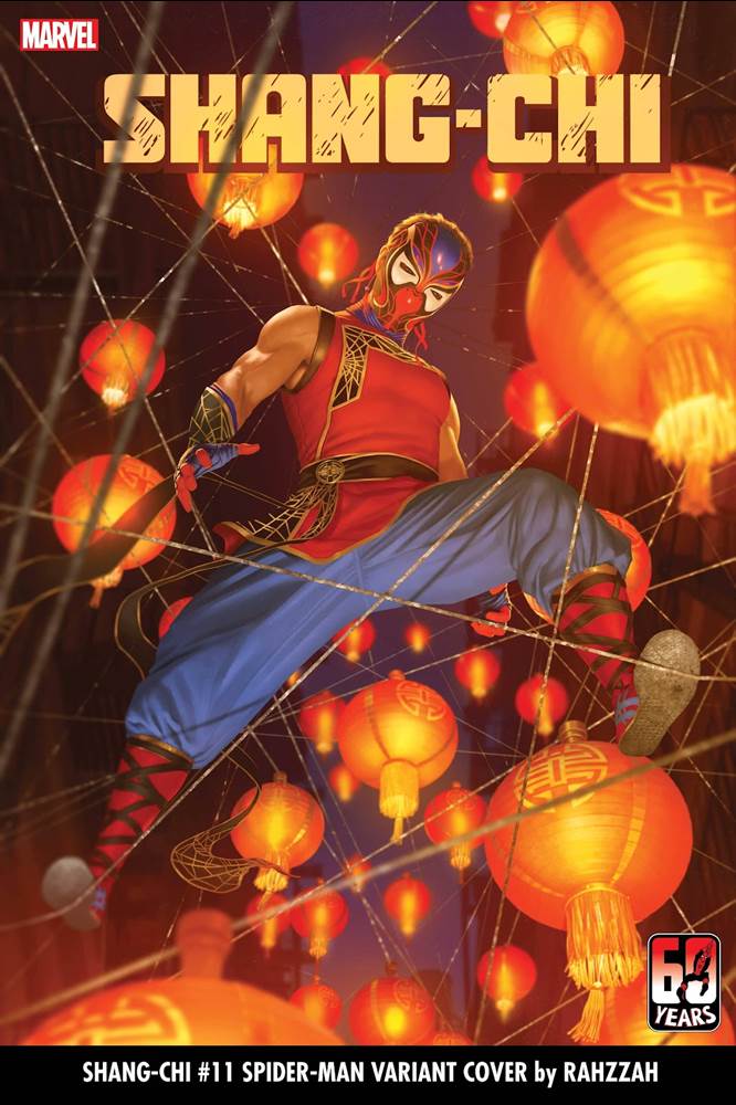 SHANG-CHI #11 SPIDER-MAN VARIANT COVER by RAHZZAH