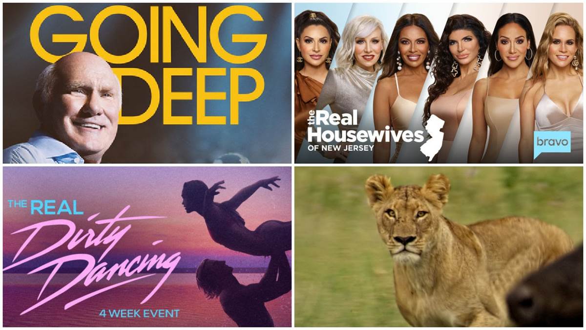 Terry Bradshaw: Going Deep (HBO), The Real Housewives of New Jearsey (Bravo), The Real Dirty Fancing (FOX), Ultimate Enemies: Revealed (Nat Geo WILD/Wildlife Films)