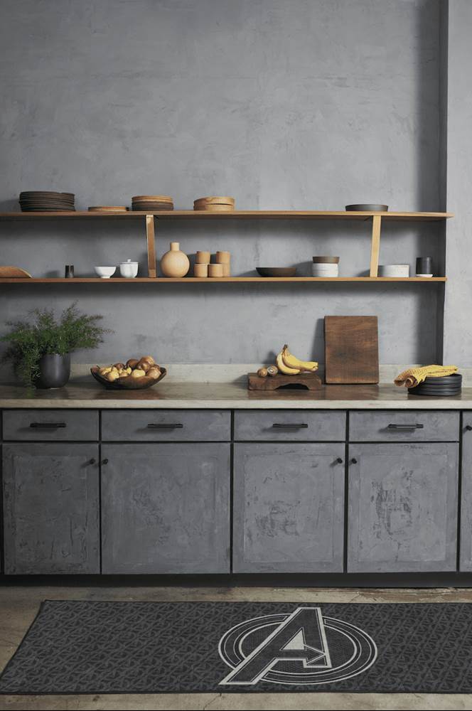 Marvel x Ruggable - Avengers Logo Slate Black