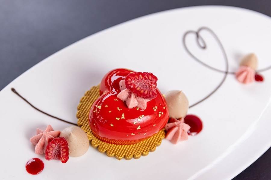 Red Velvet White Chocolate Mousse from The Hollywood Brown Derby