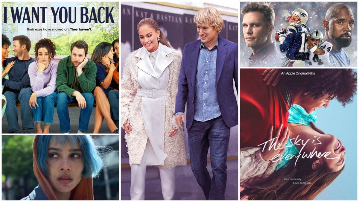 I Want You Back (Prime Video), Marry Me (Universal Studios), The Tuck Rule (ESPN), Kimi (New Line), The Sky is Everywhere (A24/Apple TV+)