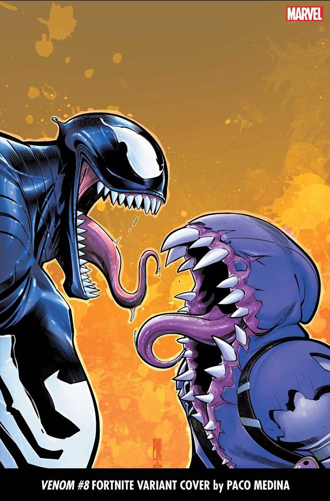Venom #8 Fortnite variant cover by Paco Medina
