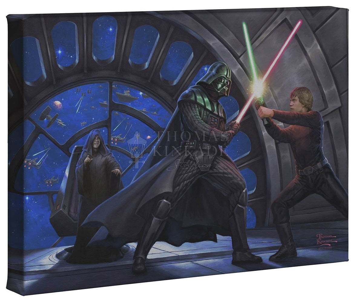 Thomas Kinkade Studios Darth Vader and Luke home decor