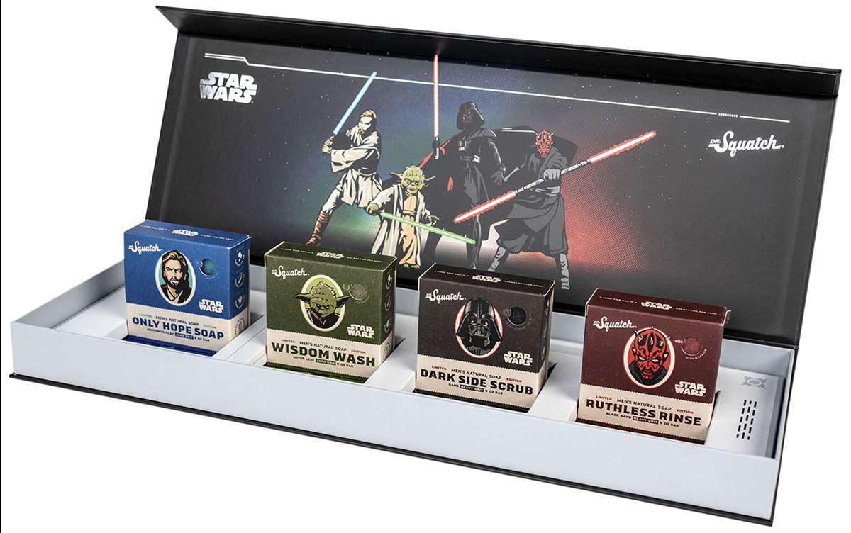 Star Wars soap collection by Dr. Squach