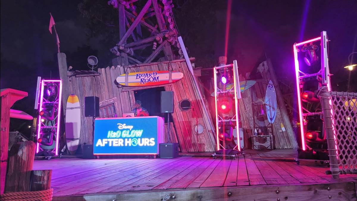 The DJ kept the party going