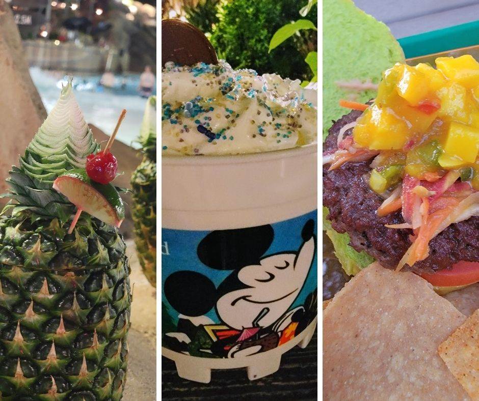 More tasty treats including the Electric Impossible™ Burger (right)