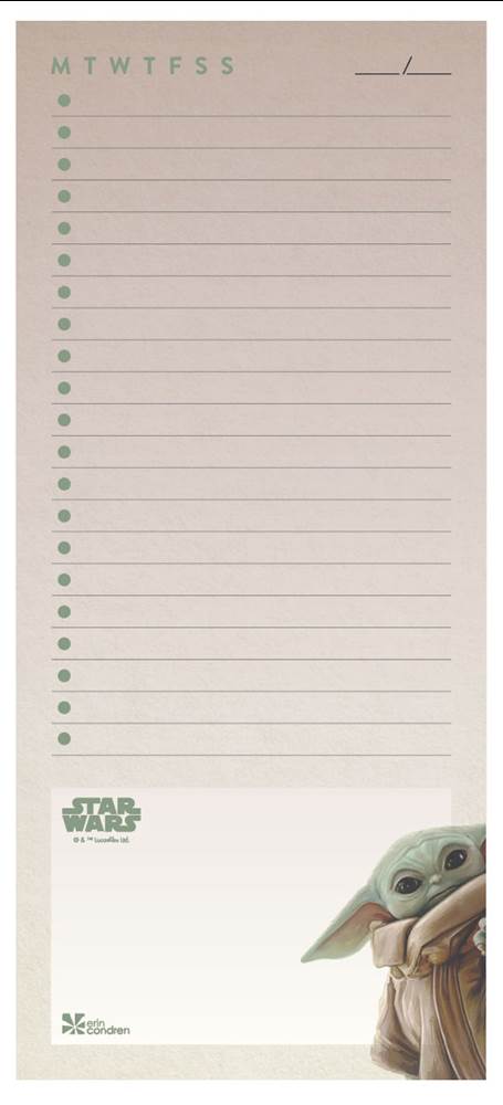 Grogu Exclusive Note Pad