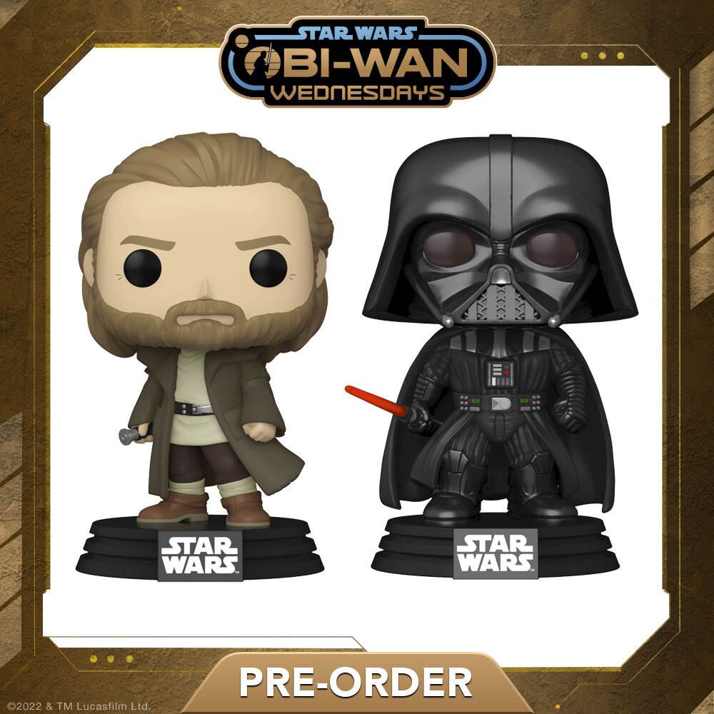 Obi-Wan Kenobi and Darth Vader by Funko Pop!