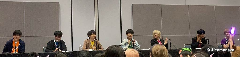 Satoshi Kada, Kazuya Yamashita, Hirotaka Kobayashi, Shinya Sumi, Miura Ayme, Kyohei Yaguchi, and Satoshi Onishi from "Obey Me!"