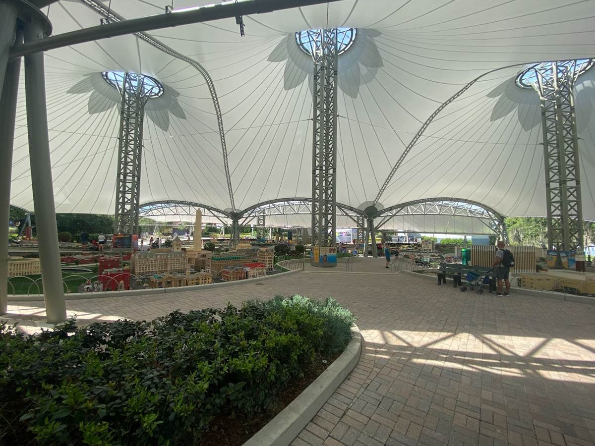 Miniland USA is way cooler under the wonderful shade!