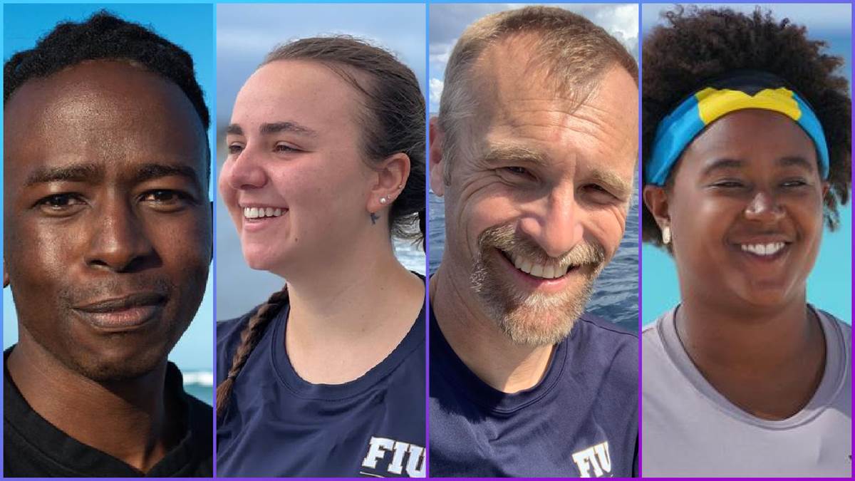 Gibbs Kuguru (National Geographic/Fiona Ayerst), Sara Casareto (National Geographic/Joseph Lupo), Dr. Mike Heithaus (National Geographic/Mike Heithaus), Candace Fields (National Geographic/Michael Potter)