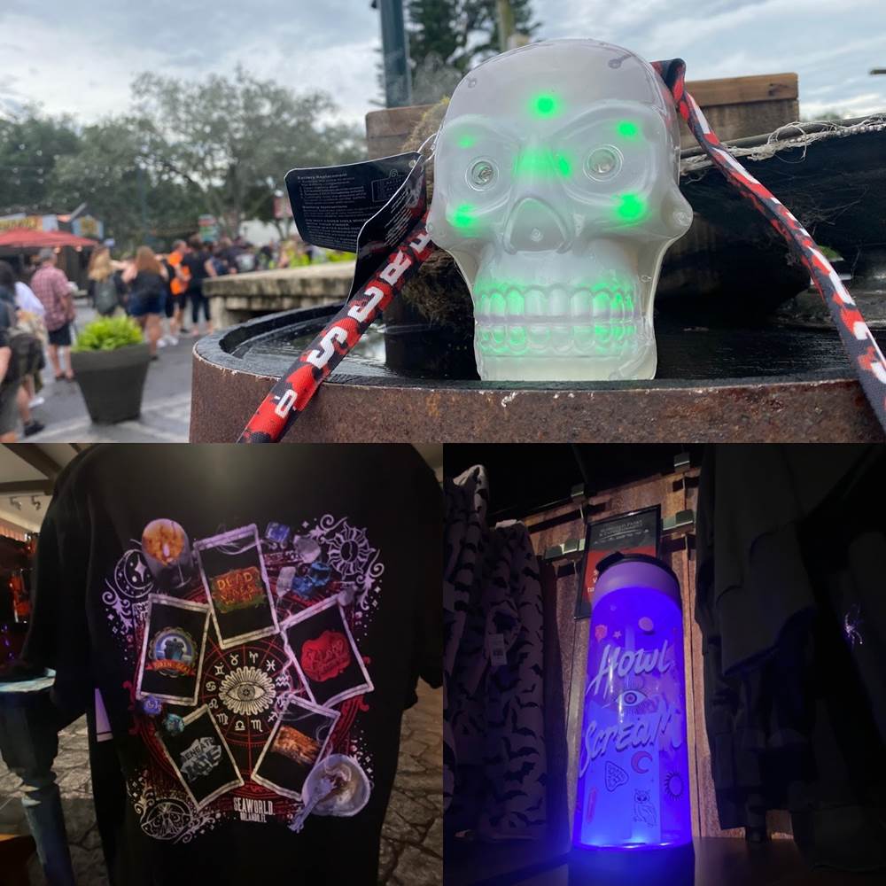 Glow fog skull, event t-shirt, and light up sipper!