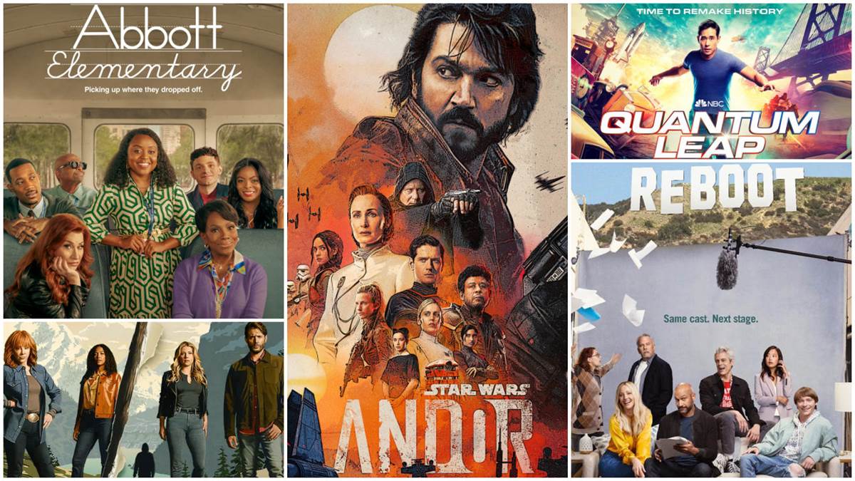 Abbott Elementary (ABC), Andor (Disney+), Quantum Leap (NBC), Reboot (Hulu), Big Sky (ABC)