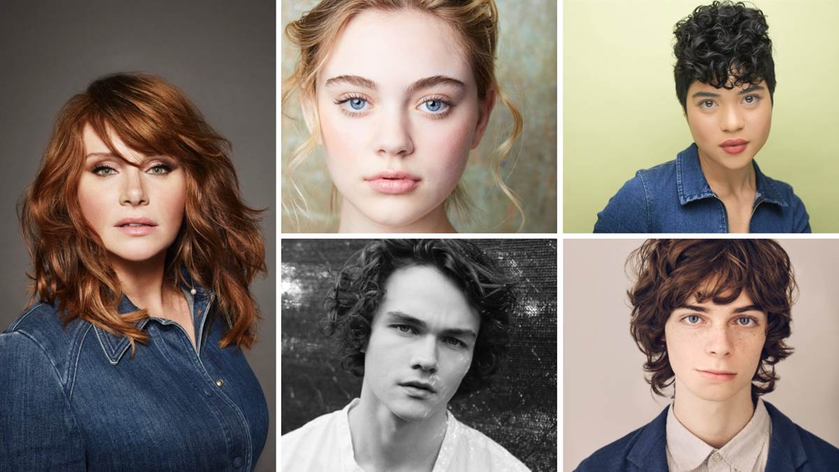 Left: Bryce Dallas Howard, Top L-R: Isabel Gravitt, Levi Miller. Bottom L-R: Bianca &ldquo;b