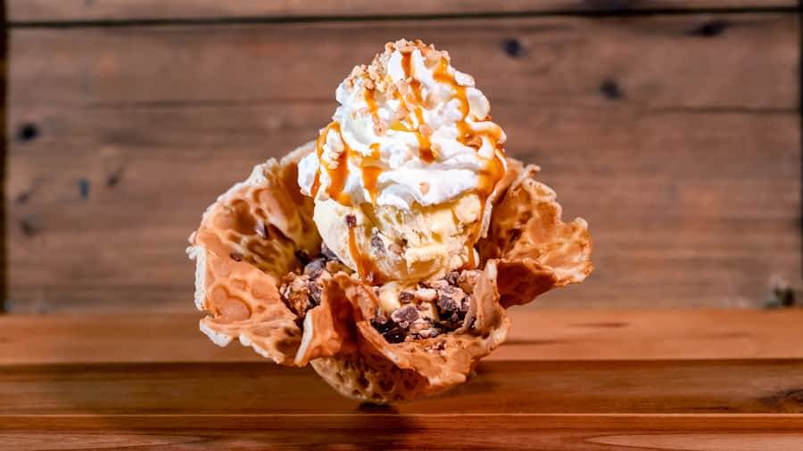 SNICKERS Sundae at Clarabelle's Hand Scooped Ice Cream