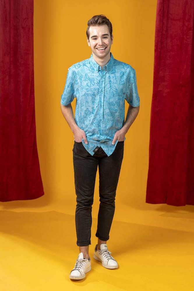 Sketches to Screen Kunuflex Button Down by RSVLTS