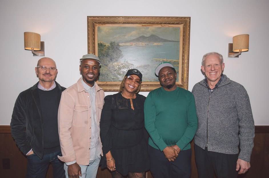 From left to right: Mio Vukovic, John Kercy, Natalie Prospere, D’Mile and Ken Bunt