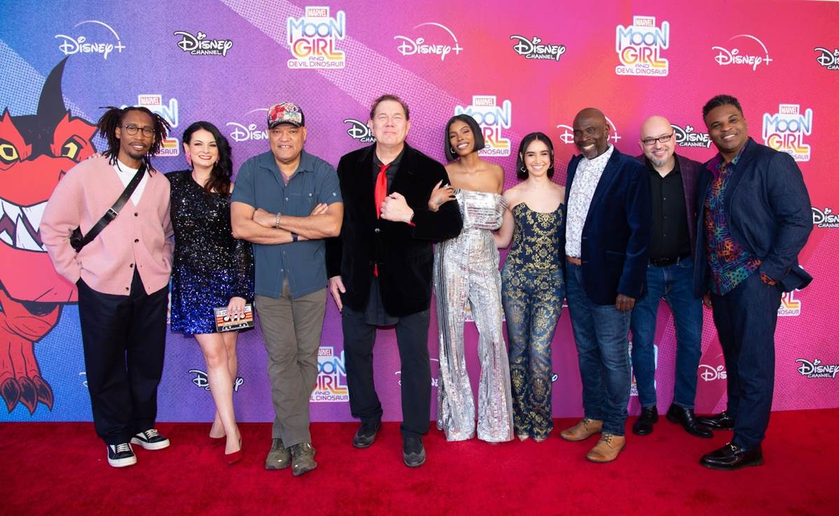 (Disney/ PictureGroup)
RAPHAEL SAADIQ, PILAR FLYNN, LAURENCE FISHBURNE, FRED TATASCIORE, DIAMOND WHITE, LIBE BARER, GARY ANTHONY WILLIAMS, STEVE LOTER, RODNEY CLOUDEN