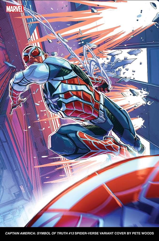 CAPTAIN AMERICA: SYMBOL OF TRUTH #13 Spider-Verse Variant Cover by Pete Woods