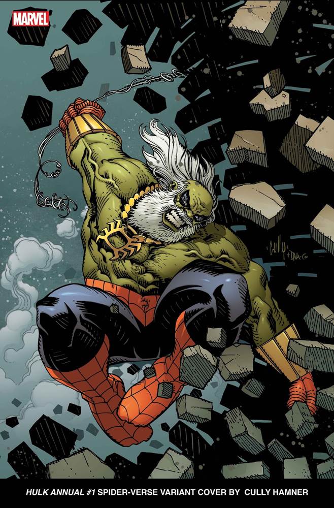 HULK ANNUAL #1 Spider-Verse Variant Cover by Cully Hamner