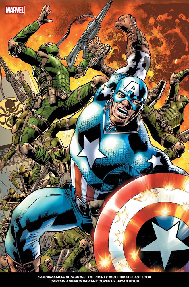 CAPTAIN AMERICA: SENTINEL OF LIBERTY #13 Ultimate Last Look Variant Cover by Bryan Hitch