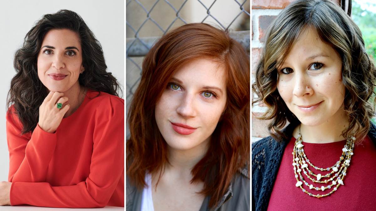 L-R: Jac Schaeffer, Liz Kerin, Keto Shimizu