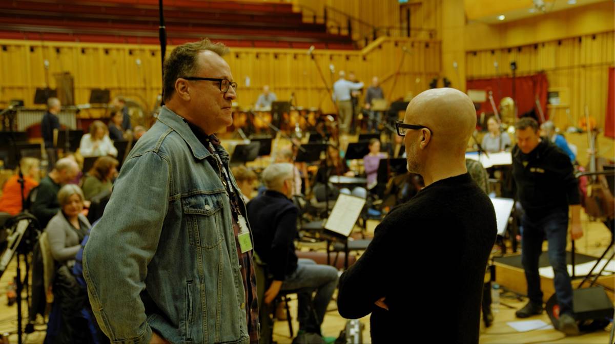 Showrunner Russell T Davies left, Murray Gold right