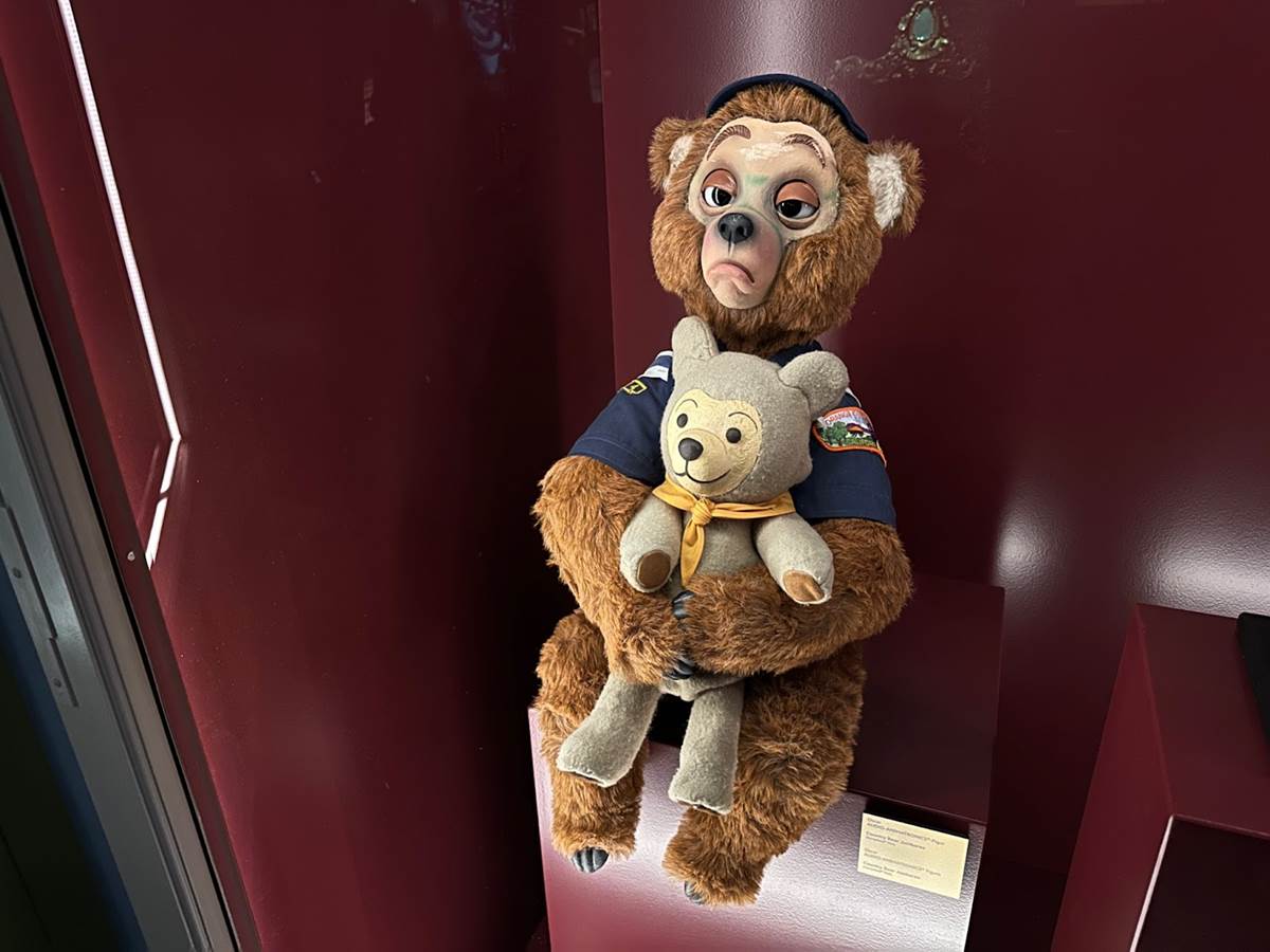 Oscar the Bear from Disneyland's Country Bear Vacation Hoedown.