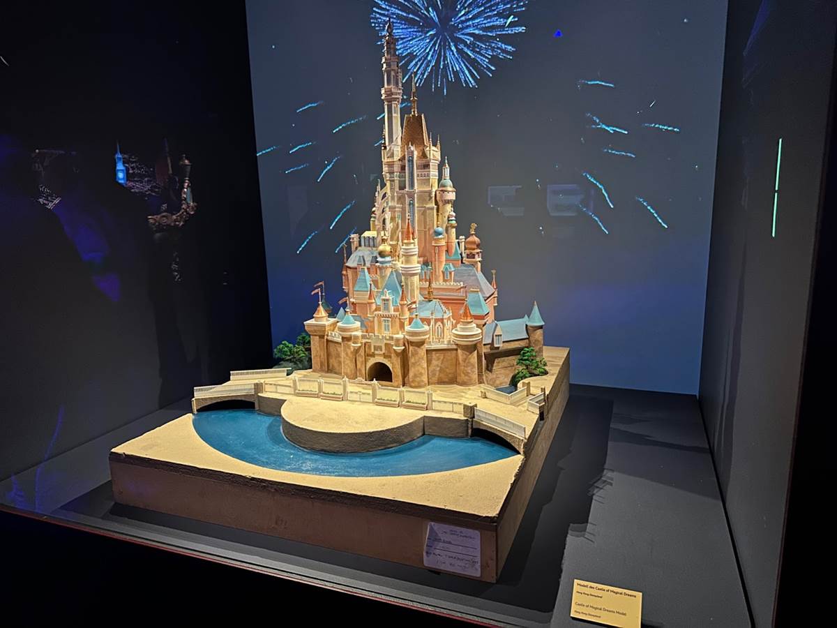 Castle of Magical Dreams model, Hong Kong Disneyland.