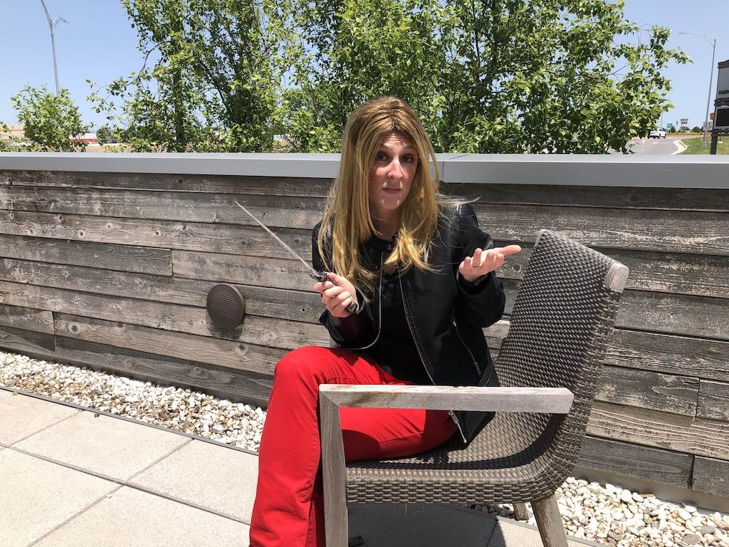 I guess I lost my stake. Will a dagger do?