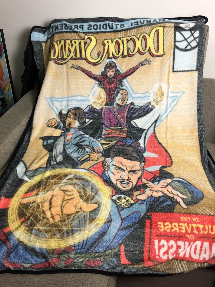 Reverse image on the "wrong side" of blanket