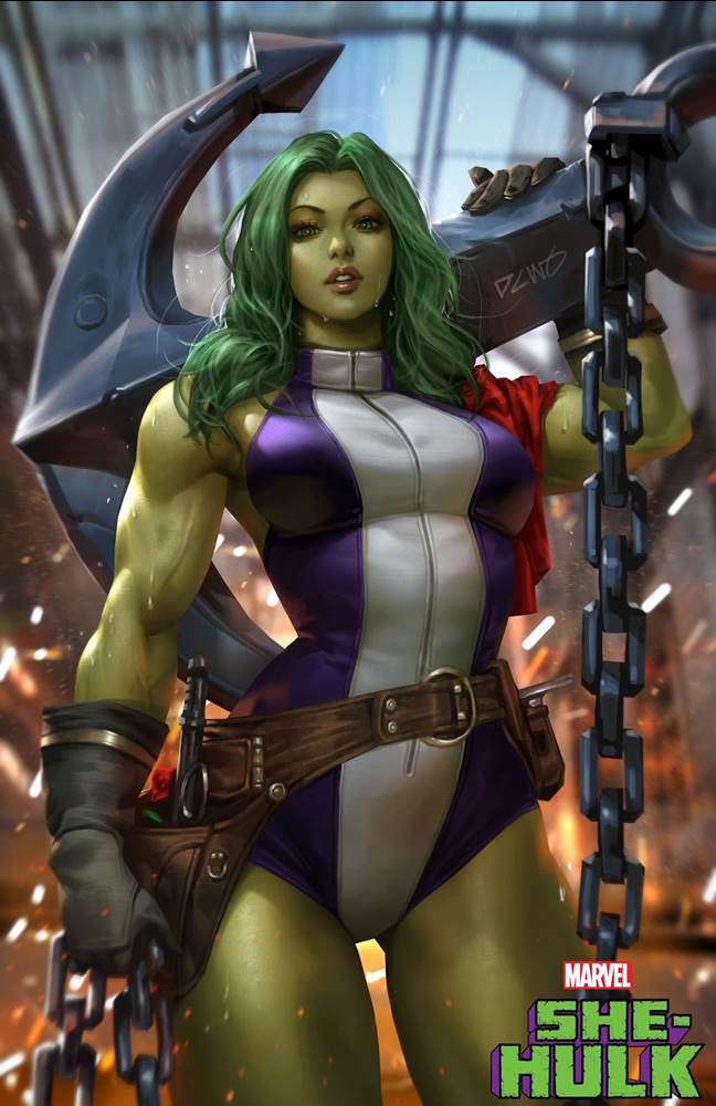 SHE-HULK (2022) #14 Variant Cover by Derrick Chew