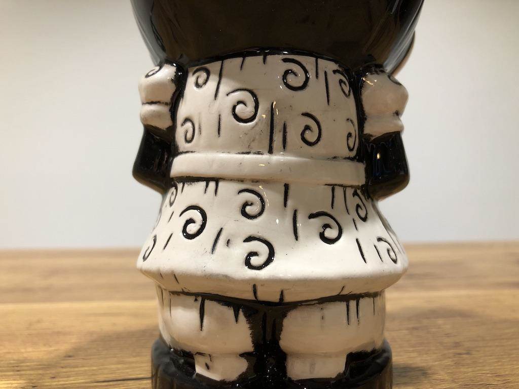 Some spots look like the paint was smudged before glazing.