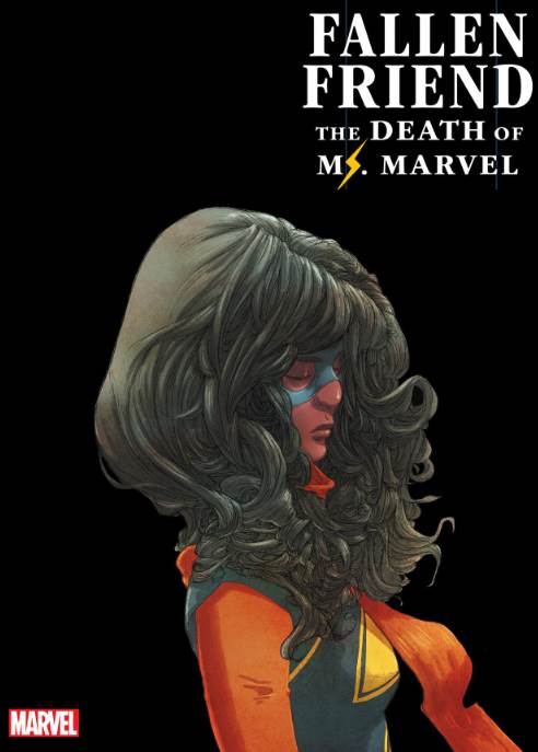 FALLEN FRIEND: THE DEATH OF MS. MARVEL Variant Cover by Adrian Alphona