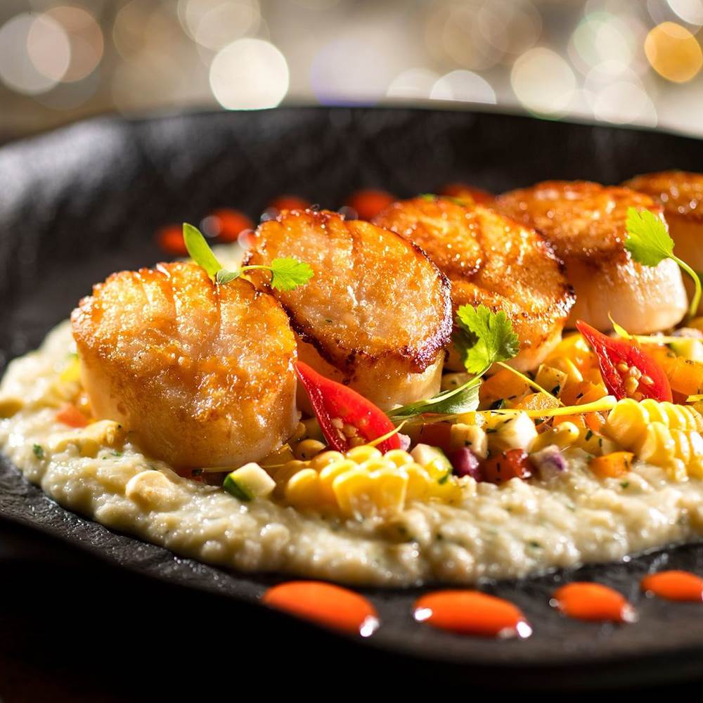 Plancha-seared Scallops