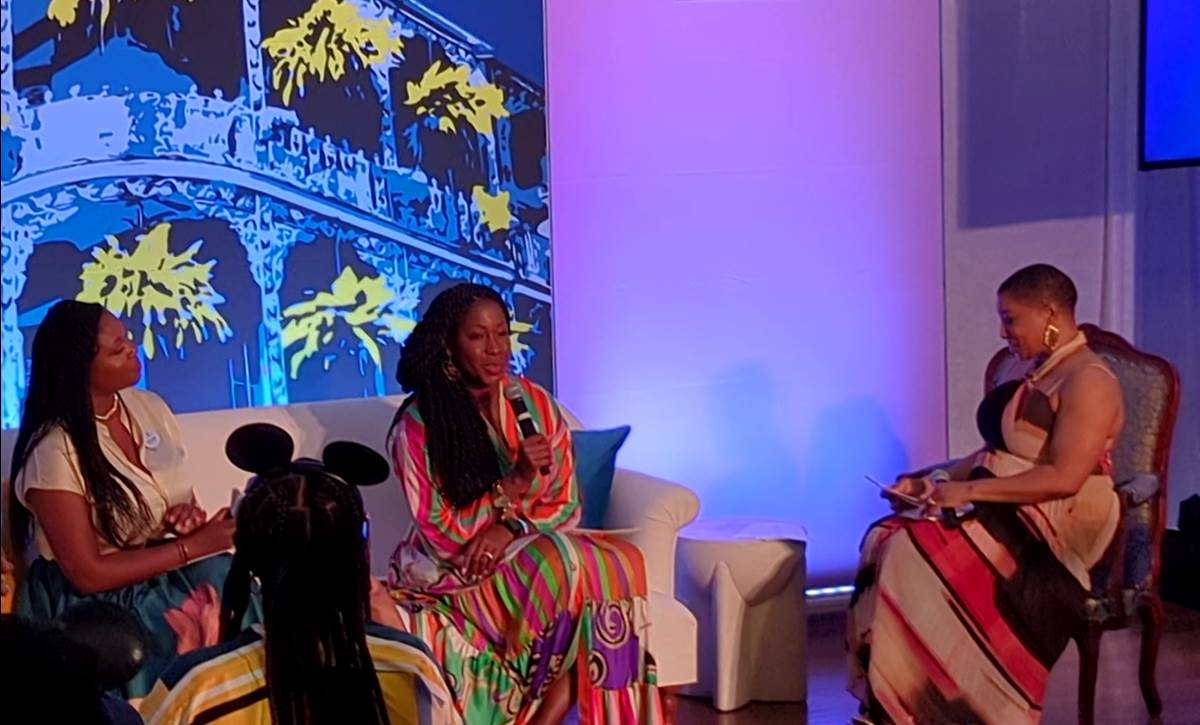 Sivonne Davis and Sybil Crum are interviewed