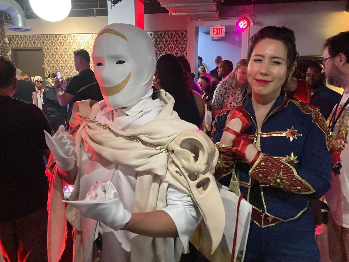 Moon Knight and Captain Marvel