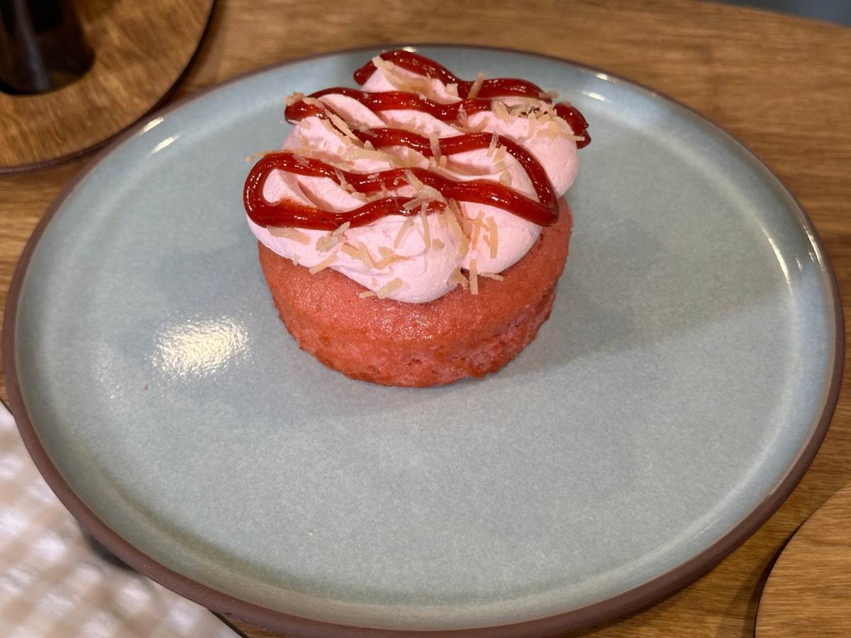 Guava Cake with Whipped Cream and Coconut (Shimmering Sips hosted by CORKCICLE)