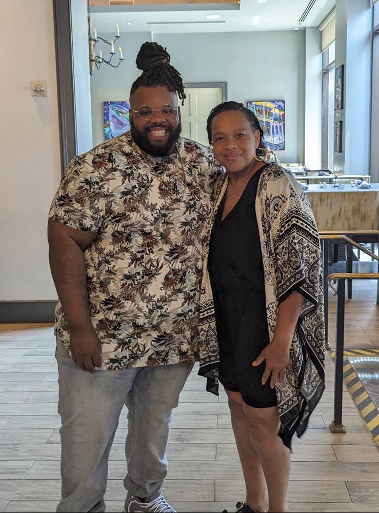 Jeff Jenkins and his mother