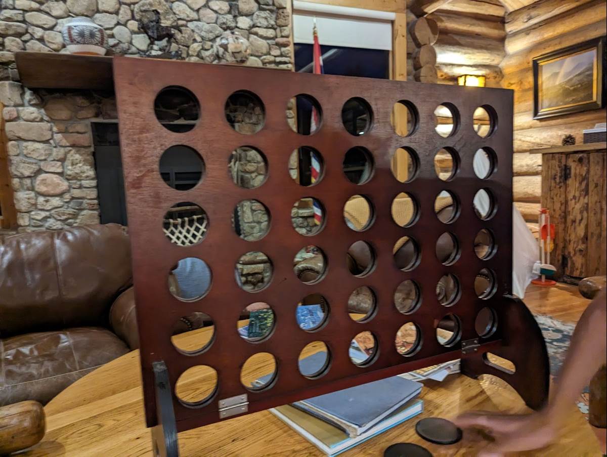 The Giant Connect Four was Played Regularly