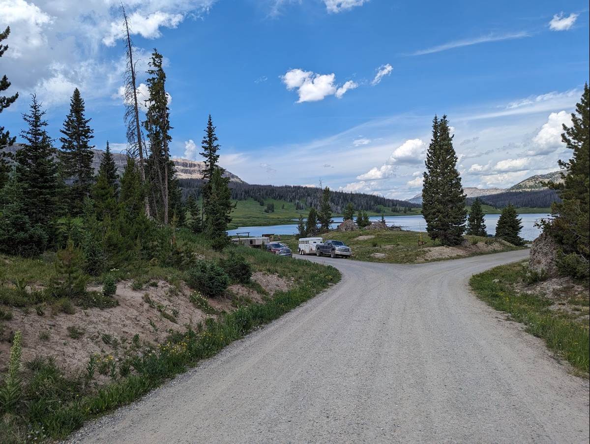 The Walk Down to the Canoes
