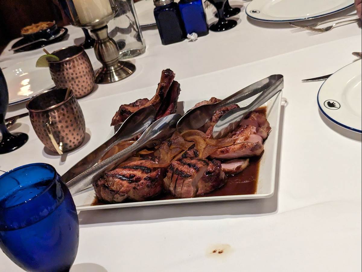 Family Style Pork Chops