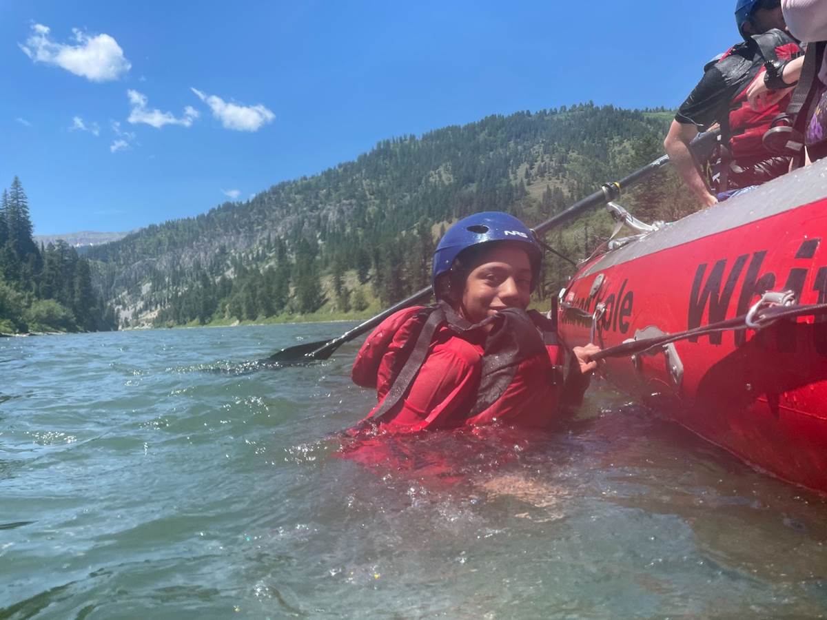 Gideon Can Say He Swam in the Snake River