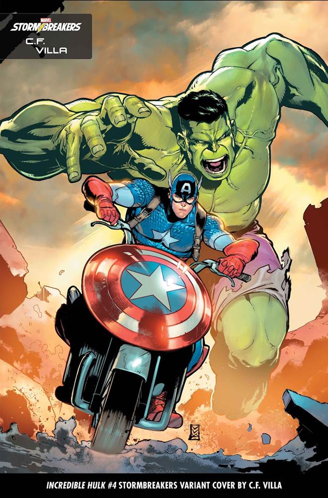 INCREDIBLE HULK #4 Stormbreakers Variant Cover by C.F. Villa