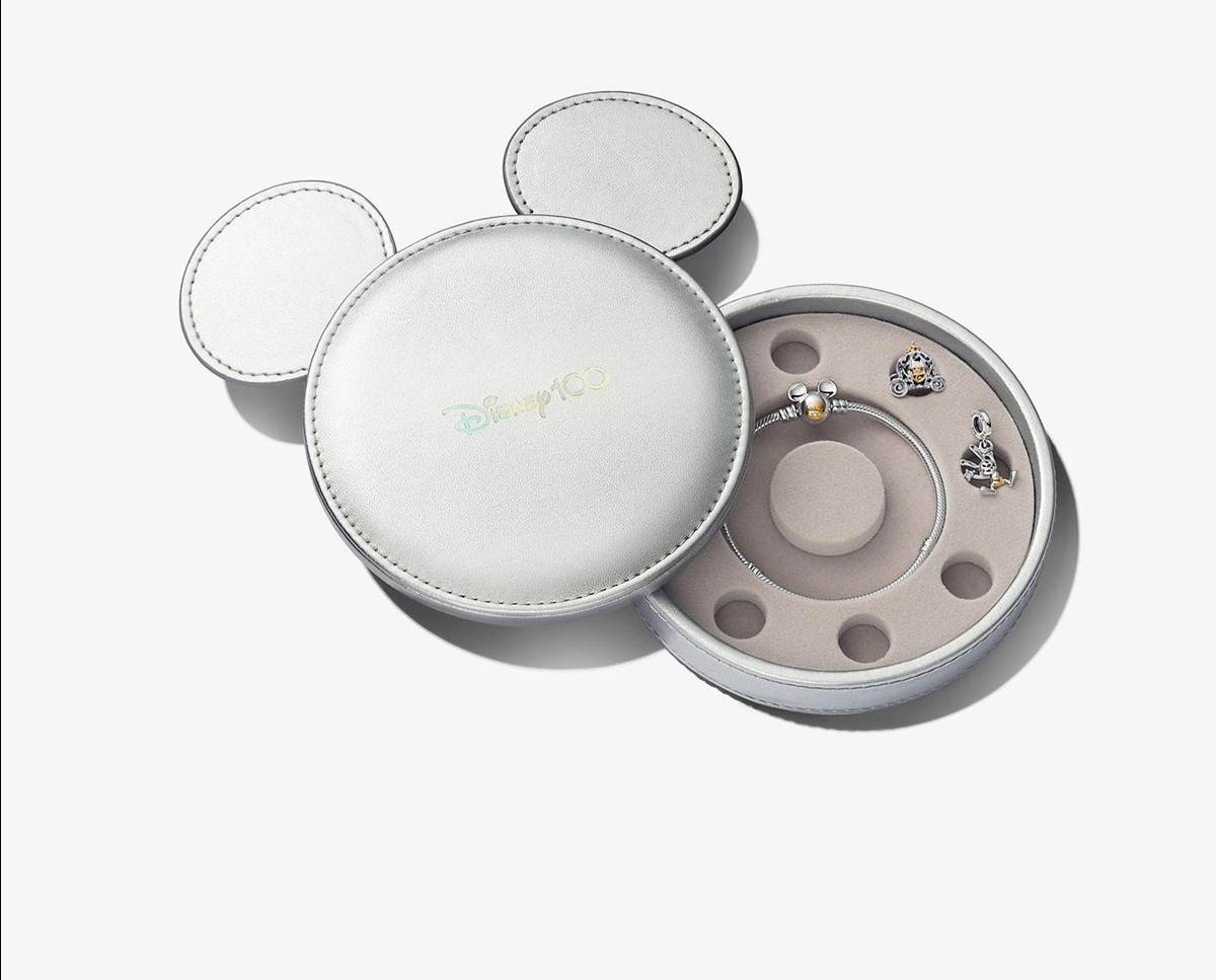 PANDORA Disney100 Collection Charms and Bracelet in commemorative case