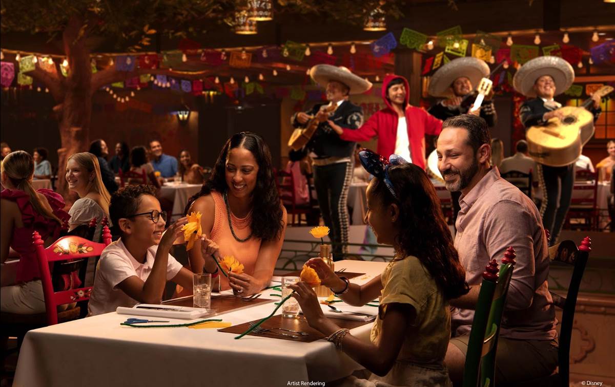 Plaza de Coco on the Disney Treasure