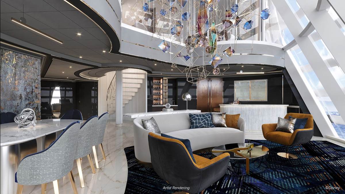 Tomorrow Tower Suite on the Disney Treasure