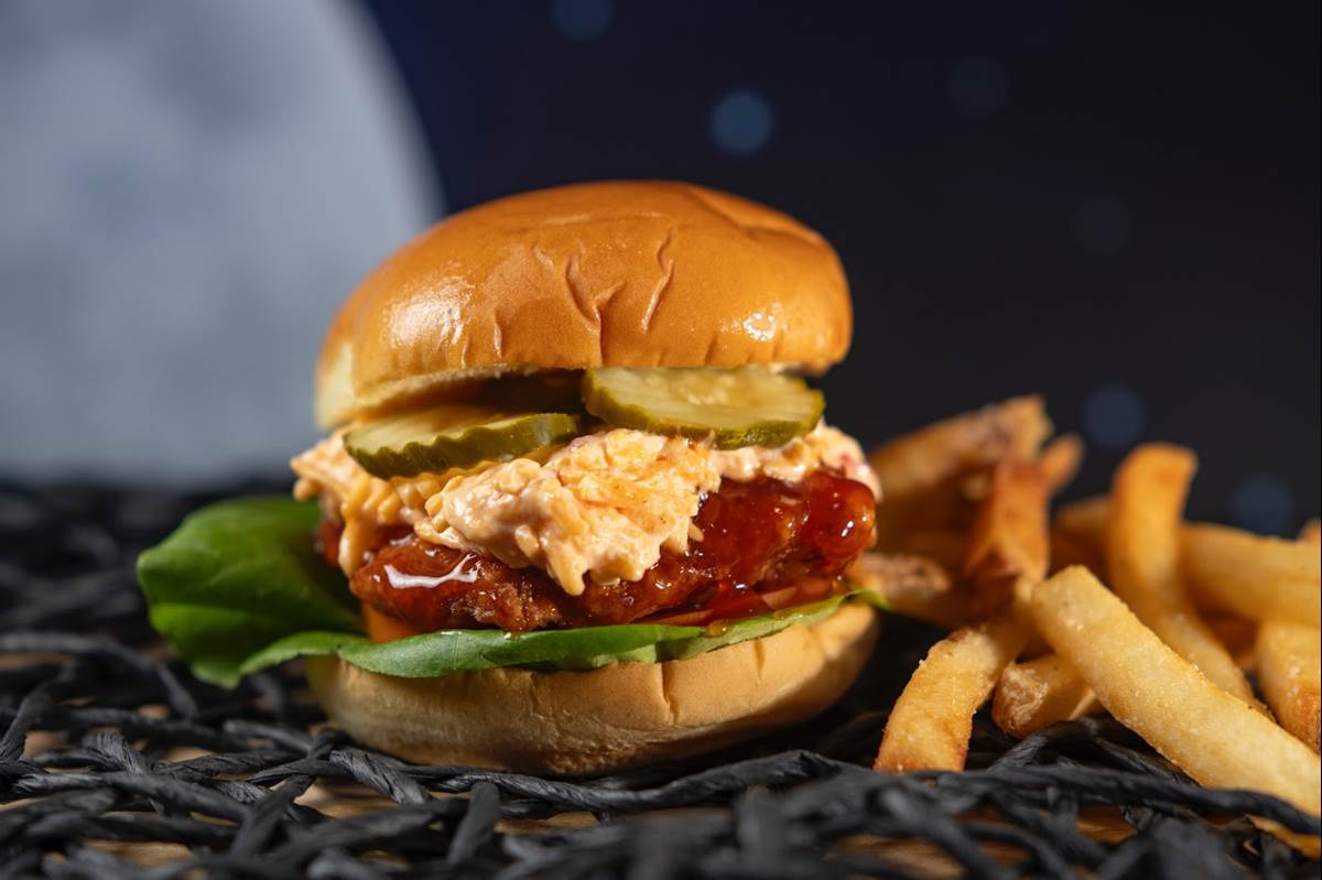 Ghoulishly Hot Chicken Sandwich