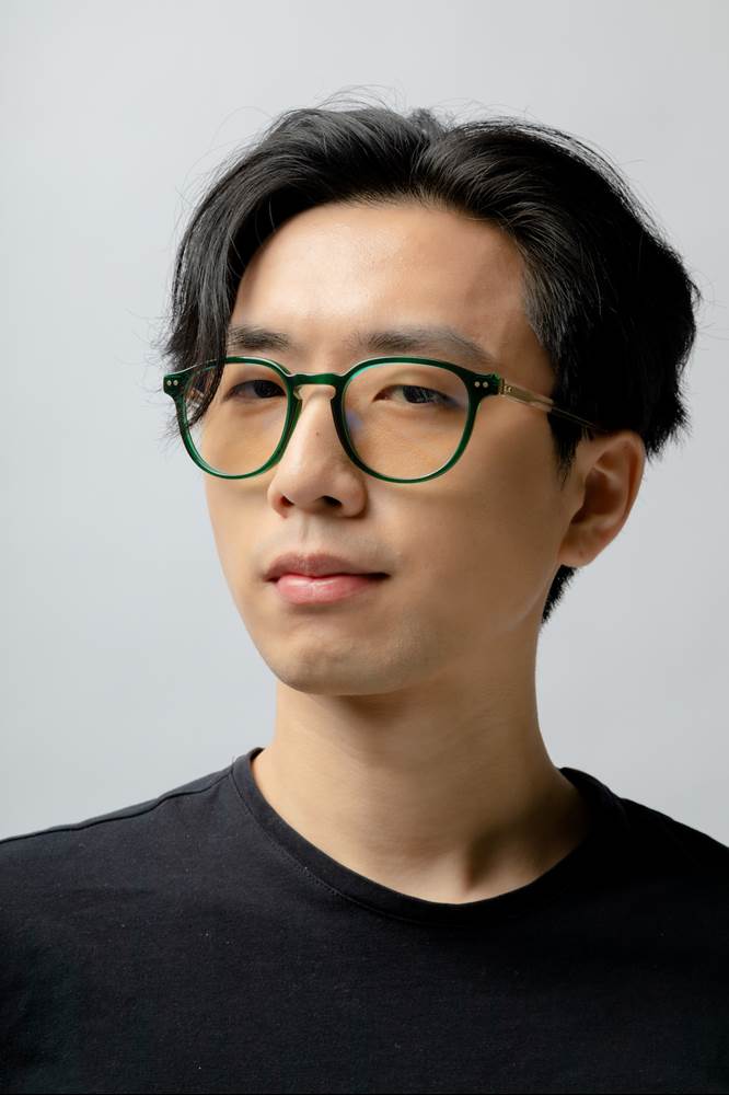 Loki Collector's Edition Glasses on model