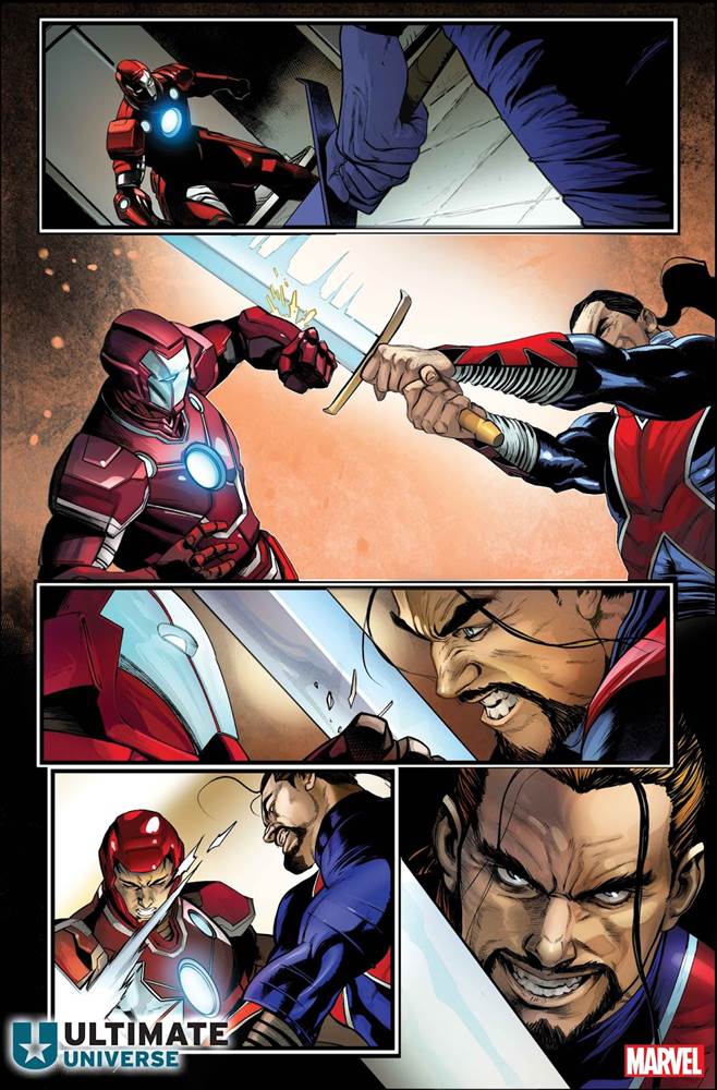 ULTIMATE UNIVERSE #1 INTERIOR ARTWORK BY STEFANO CASELLI & DAVID CURIEL